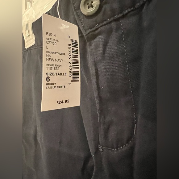 Boys size 6 blue khaki pant - Picture 2 of 3